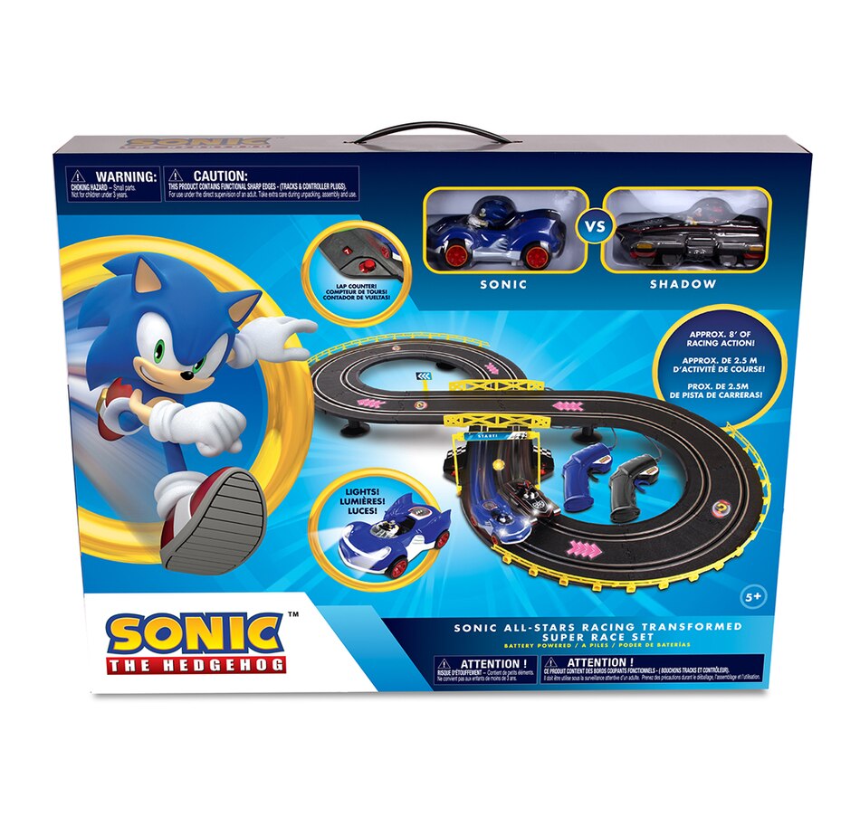 Image 251425_ALTMORE2.jpg, Product 251-425 / Price $49.99, NKOK B/O SART Sonic and Shadow Slot Car (approximately 8' tracks) from Nkok on TSC.ca's Toys & Hobbies department