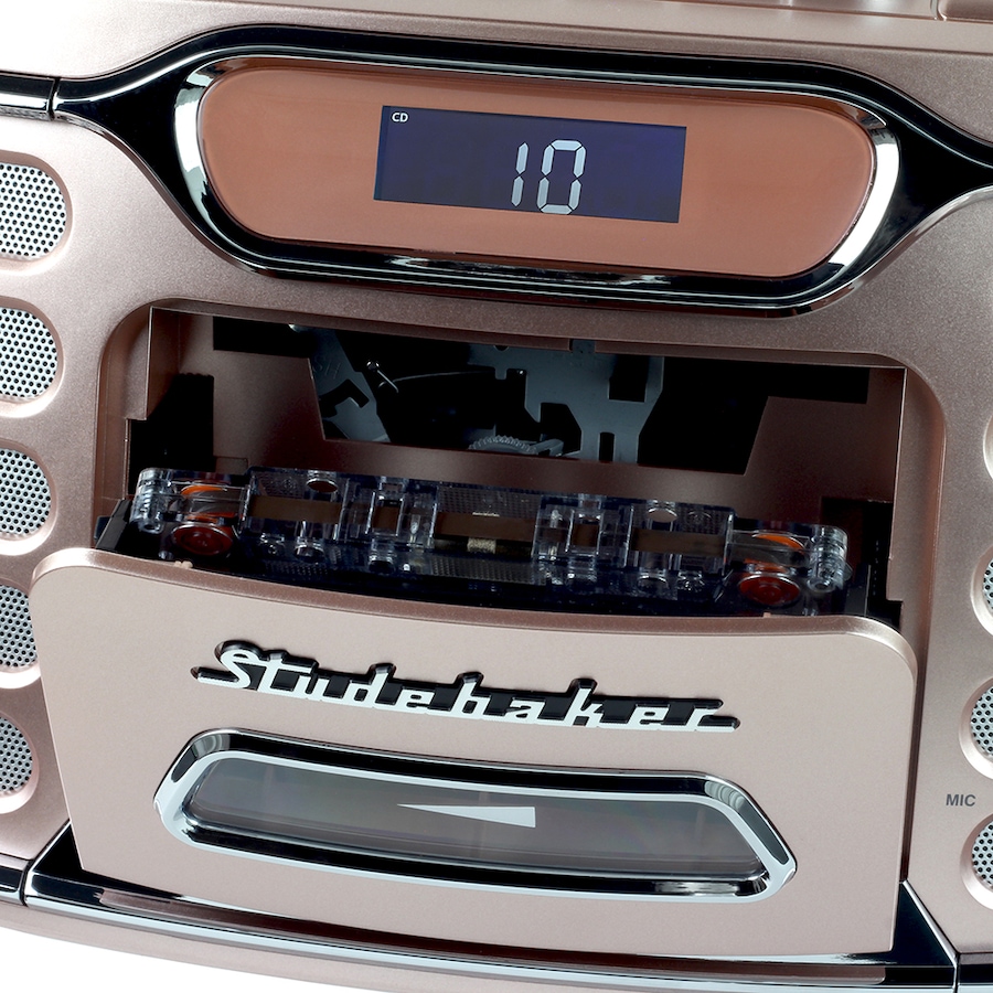 Image 251454_ALTMORE11.jpg, Product 251-454 / Price $189.99, Studebaker Retro Edge Bluetooth Boombox with CD, Cassette, AM/FM Stereo Radio from Studebaker on TSC.ca's Electronics department