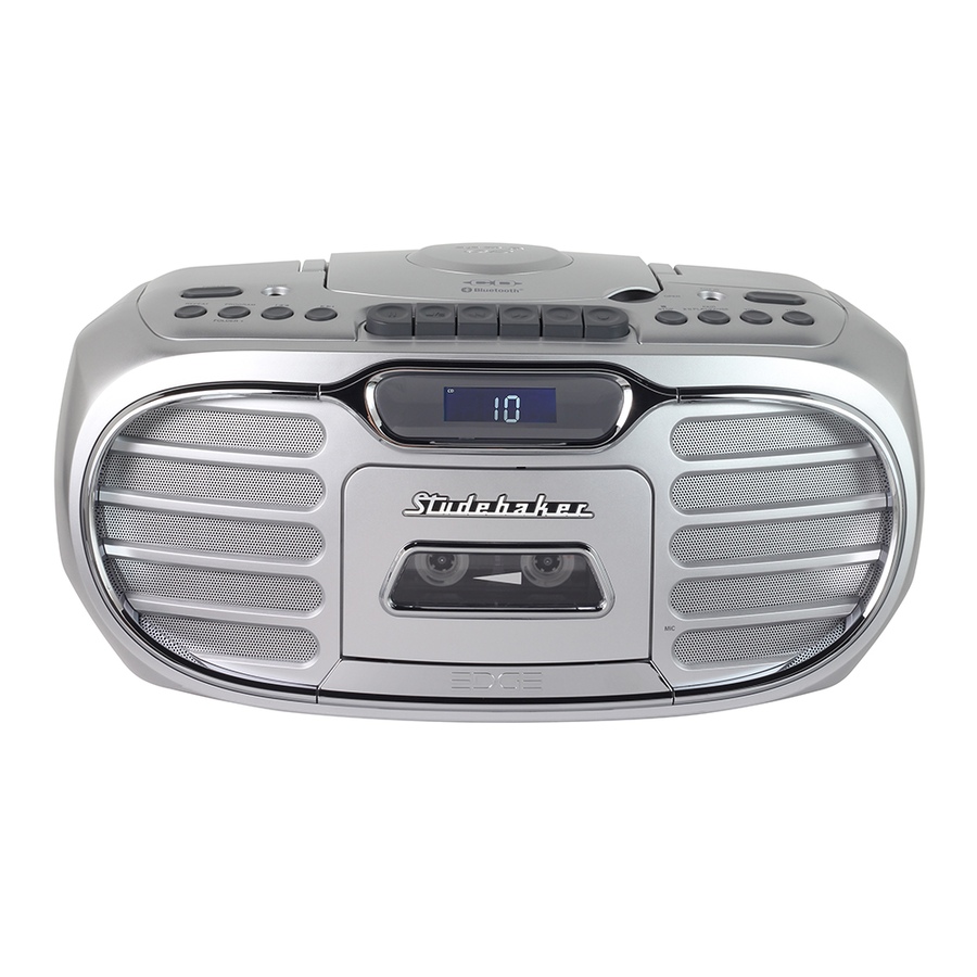 Image 251454_ALTMORE4.jpg, Product 251-454 / Price $189.99, Studebaker Retro Edge Bluetooth Boombox with CD, Cassette, AM/FM Stereo Radio from Studebaker on TSC.ca's Electronics department
