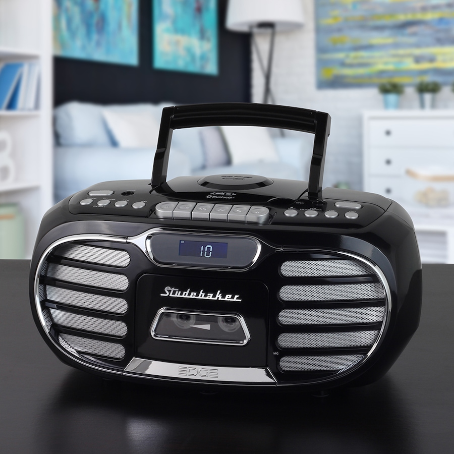 Image 251454_ALTMORE7.jpg, Product 251-454 / Price $189.99, Studebaker Retro Edge Bluetooth Boombox with CD, Cassette, AM/FM Stereo Radio from Studebaker on TSC.ca's Electronics department