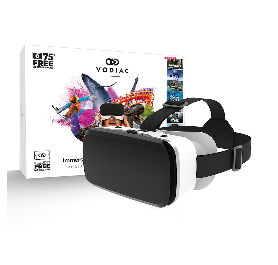 Image 251455.jpg, Product 251-455 / Price $89.99, Vodiac VR Headset for Smartphone with 80 Experiences  on TSC.ca's Electronics department