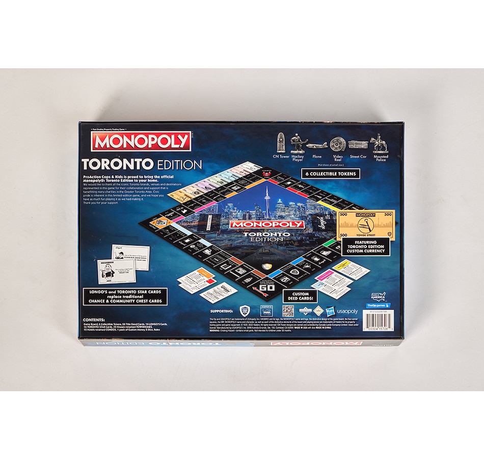 Image 251465_ALTMORE1.jpg, Product 251-465 / Price $69.99, Monopoly Toronto Edition from Monopoly on TSC.ca's Toys & Hobbies department