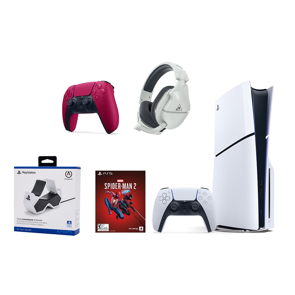 PlayStation 5 Slim 1TB Bundle with Spider-Man 2 and Accessories