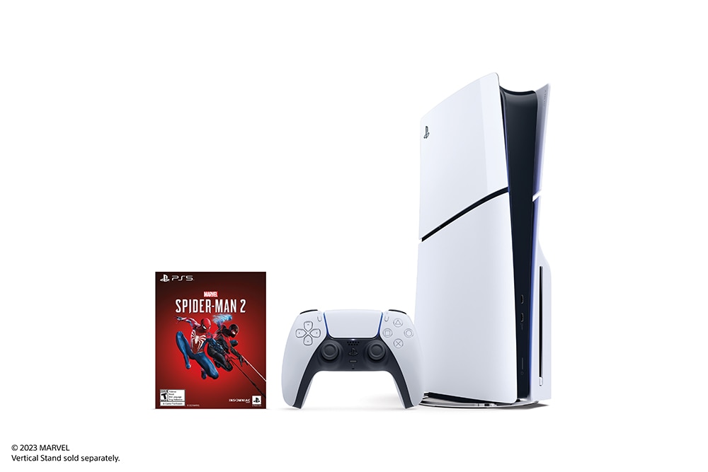 PlayStation 5 Slim 1TB Bundle with Spider-Man 2 and Accessories