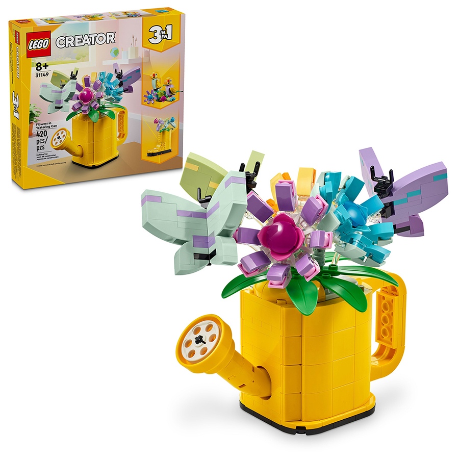 Image 251560.jpg, Product 251-560 / Price $39.99, LEGO Creator Flower in Watering Can 3-in-1 Toy (31149) from Lego on TSC.ca's Toys & Hobbies department