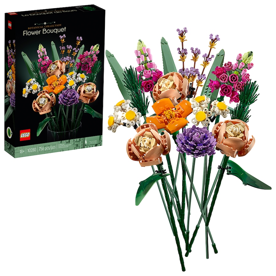 Image 251565.jpg, Product 251-565 / Price $79.99, LEGO Flower Bouquet Building Kit (10280) from Lego on TSC.ca's Toys & Hobbies department