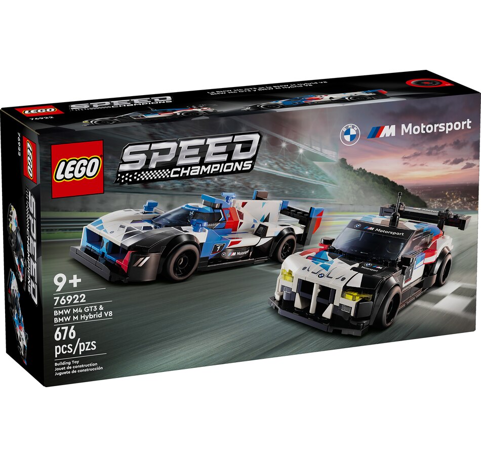 Image 251638_ALTMORE2.jpg, Product 251-638 / Price $59.99, LEGO Speed Champions BMW M4 GT3 and BMW M Hybrid V8 Race Cars (76922) from Lego on TSC.ca's Toys & Hobbies department