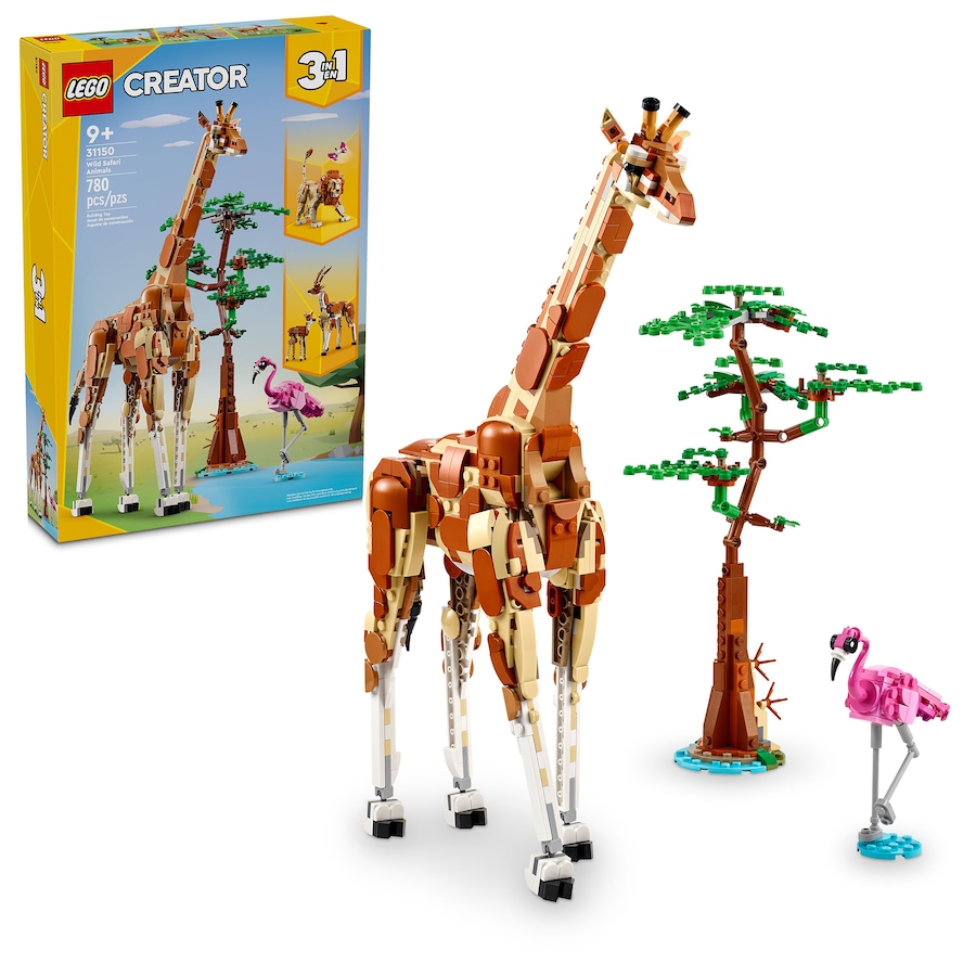 Image 251643.jpg, Product 251-643 / Price $84.99, LEGO Creator Wild Safari Animals 3-in-1 Set (31150) from Lego on TSC.ca's Toys & Hobbies department