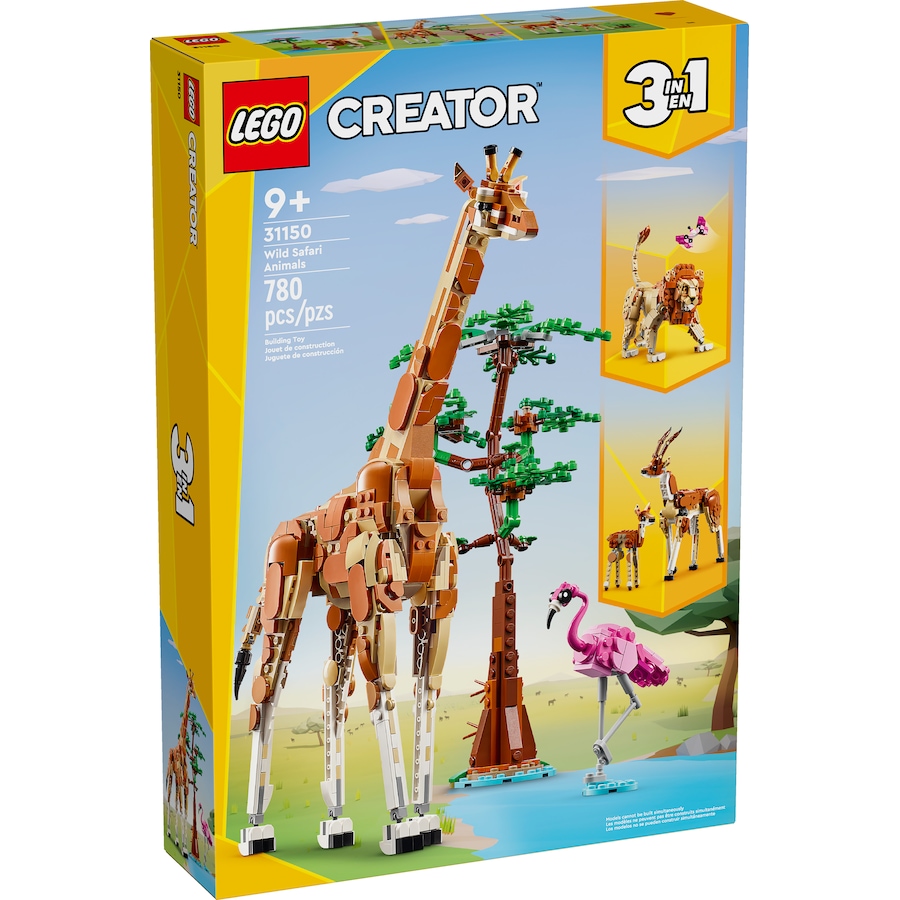 Image 251643_ALTMORE2.jpg, Product 251-643 / Price $84.99, LEGO Creator Wild Safari Animals 3-in-1 Set (31150) from Lego on TSC.ca's Toys & Hobbies department