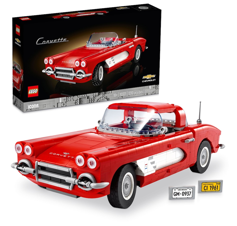 Image 251663.jpg, Product 251-663 / Price $199.99, Lego Icons Corvette Building Kit (10321, 1,210 Pieces) from Lego on TSC.ca's Toys & Hobbies department
