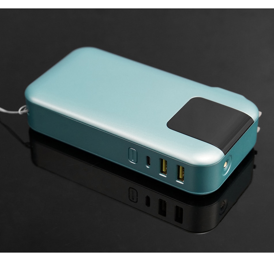 Image 251683_ALTMORE20.jpg, Product 251-683 / Price $139.99, Limitless 15,000-mAh Portable Power Bank with Wall Plug, Digital Display and Built-In Cables from Limitless Innovations on TSC.ca's Electronics department