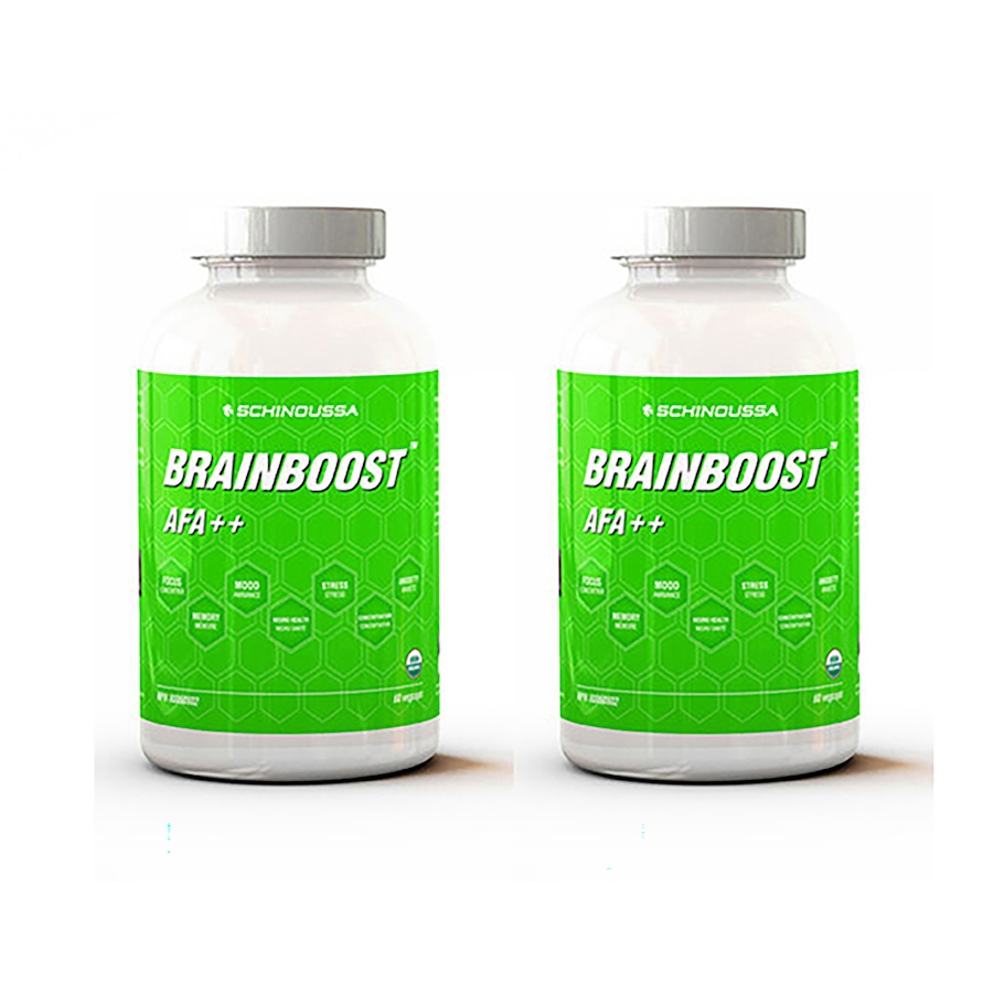 Image 251927.jpg, Product 251-927 / Price $69.00, 30-Day Auto-Delivery Schinoussa Brainboost AFA++ Supplement Duo from Schinoussa on TSC.ca's Health & Fitness department