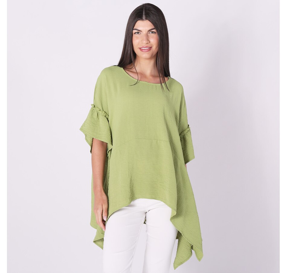 Image 252029_GAP.jpg, Product 252-029 / Price $34.33, Red Coral Ruffle Sleeve Top from Red Coral Fashions on TSC.ca's Fashion department