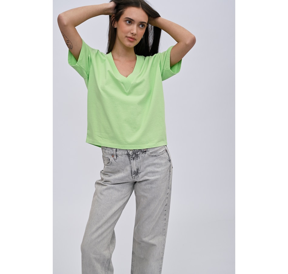 Image 252081_LIM.jpg, Product 252-081 / Price $19.33, Preloved Wafa V-Neck Top from Preloved on TSC.ca's Fashion department