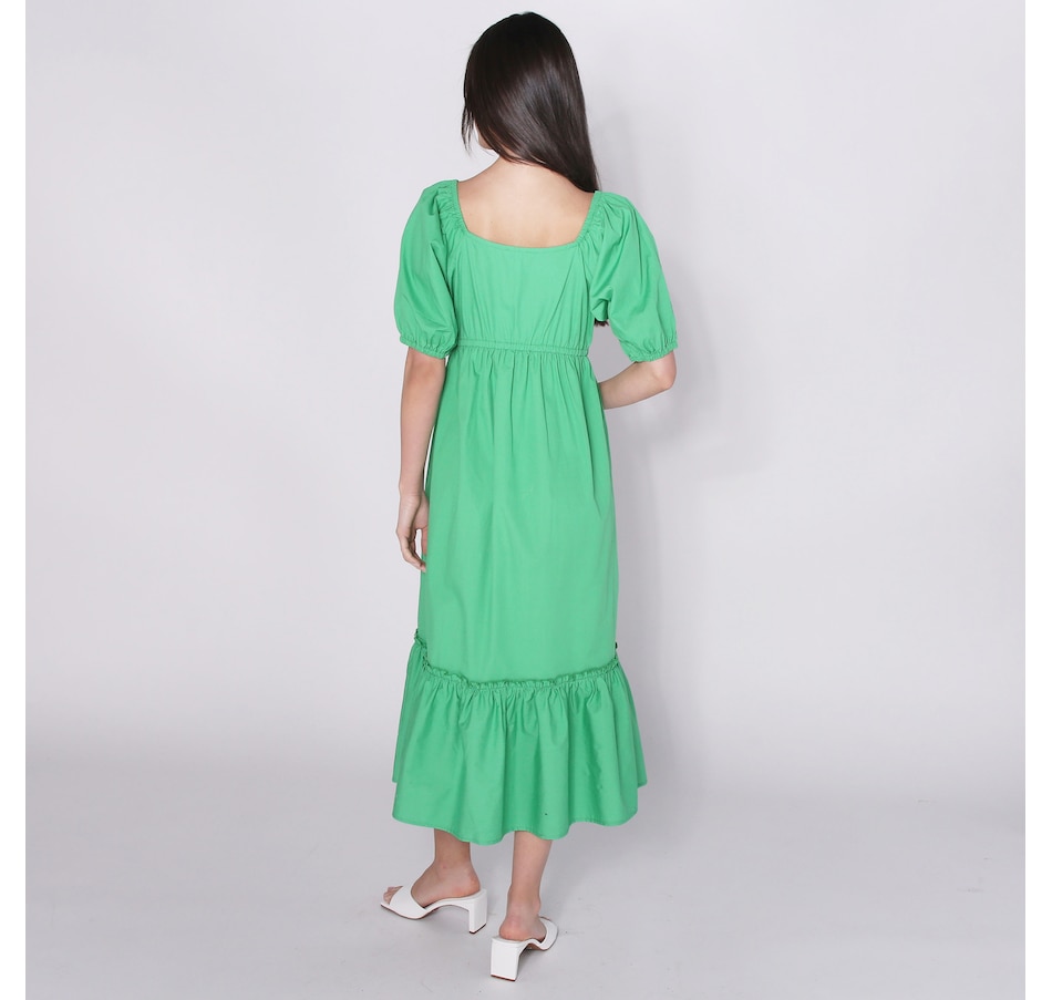 Image 252105_ALTMORE1.jpg, Product 252-105 / Price $39.33, Isaac Mizrahi Tiered Poplin Shirt Dress from Isaac Mizrahi New York on TSC.ca's Fashion department