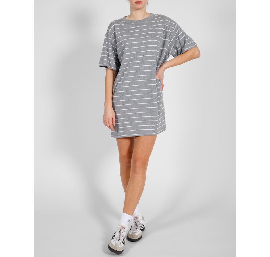 Image 252111_GWT.jpg, Product 252-111 / Price $34.33, Brunette The Label Oversized Tee Dress from Brunette The Label on TSC.ca's Fashion department