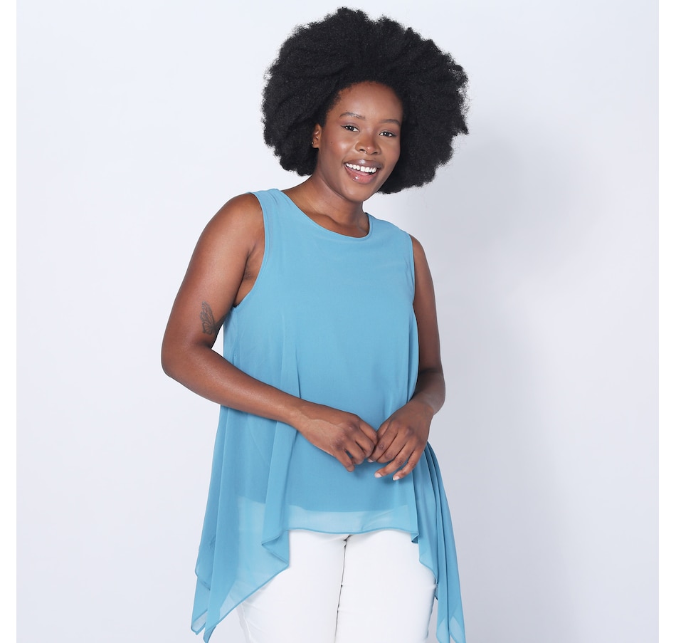 Image 252119_DSE.jpg, Product 252-119 / Price $34.33, Wynne Style Chiffon Overlay Top from Wynnelayers on TSC.ca's Fashion department