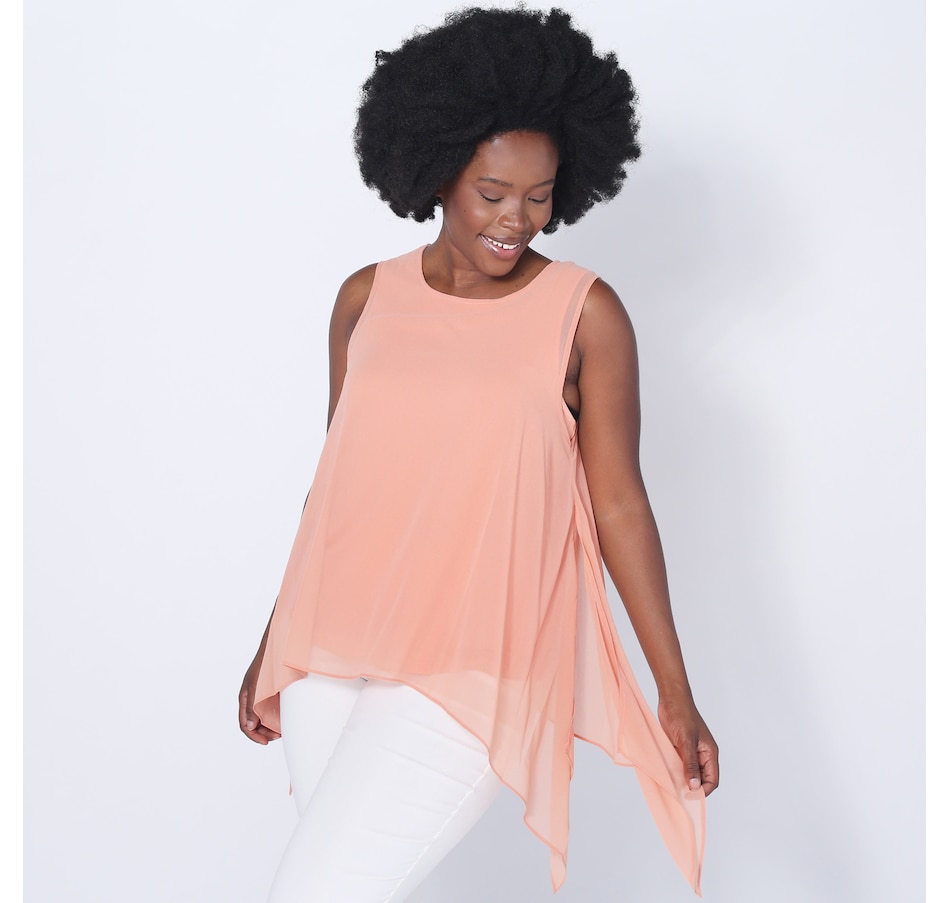 Image 252119_STC.jpg, Product 252-119 / Price $34.33, Wynne Style Chiffon Overlay Top from Wynnelayers on TSC.ca's Fashion department