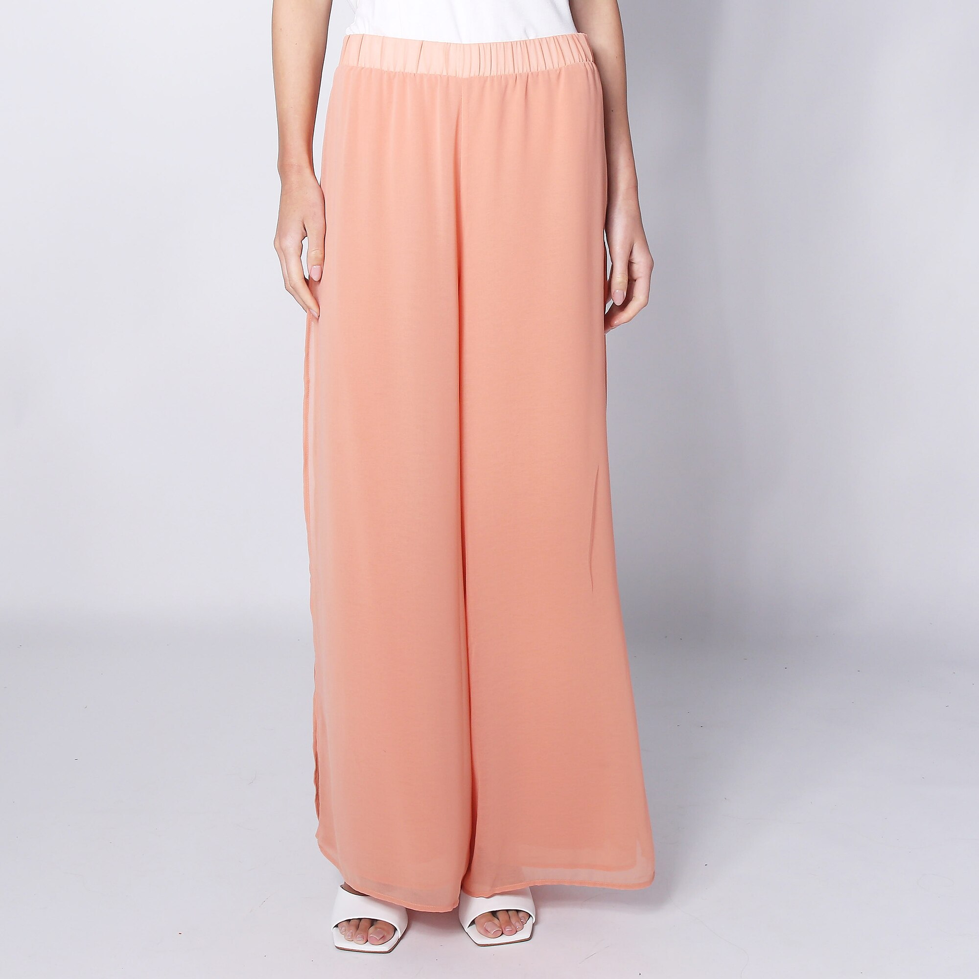 Wynne Style Chiffon Overlay Pant - TSC.ca