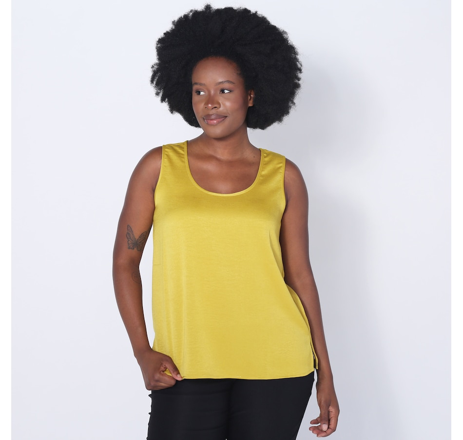 Image 252134_CTE.jpg, Product 252-134 / Price $29.33, Wynne Style Hammered Satin Tank from Wynnelayers on TSC.ca's Fashion department