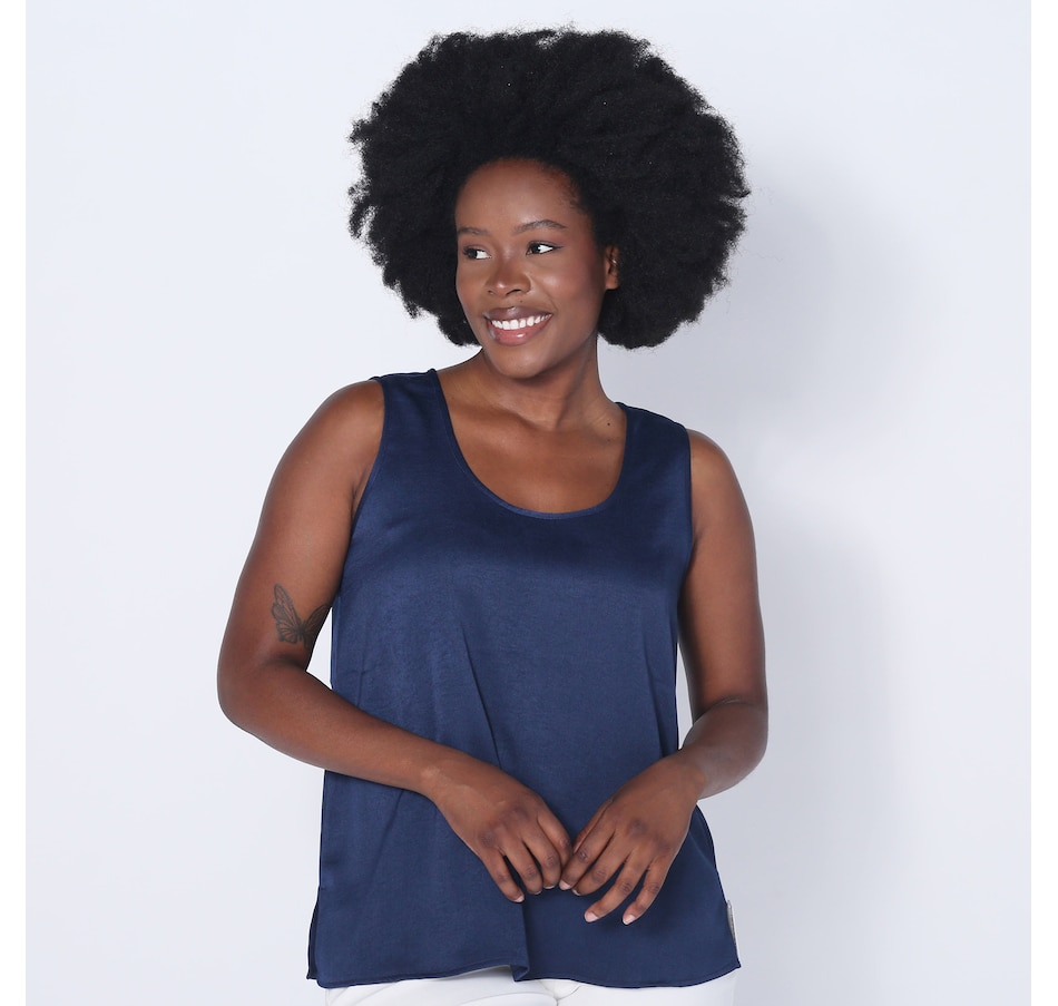 Image 252134_MDB.jpg, Product 252-134 / Price $29.33, Wynne Style Hammered Satin Tank from Wynnelayers on TSC.ca's Fashion department