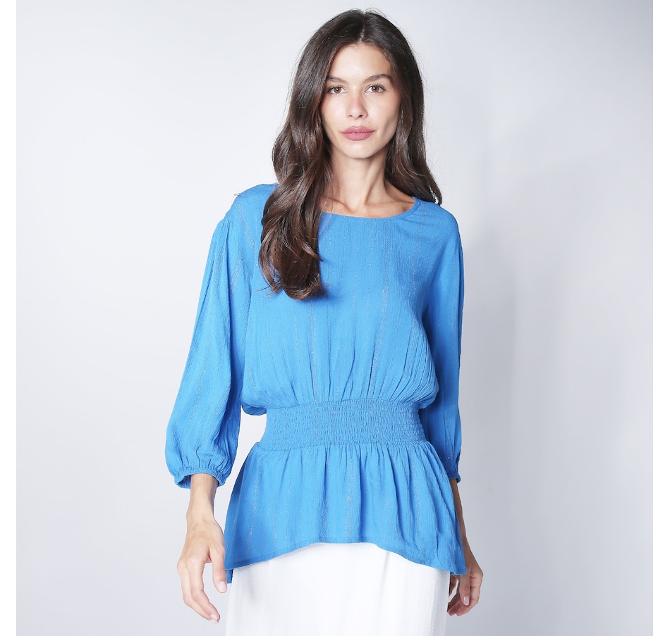 Image 252193_COB.jpg, Product 252-193 / Price $24.33, Guillaume Peplum Top With High Low Hem from Guillaume on TSC.ca's Fashion department