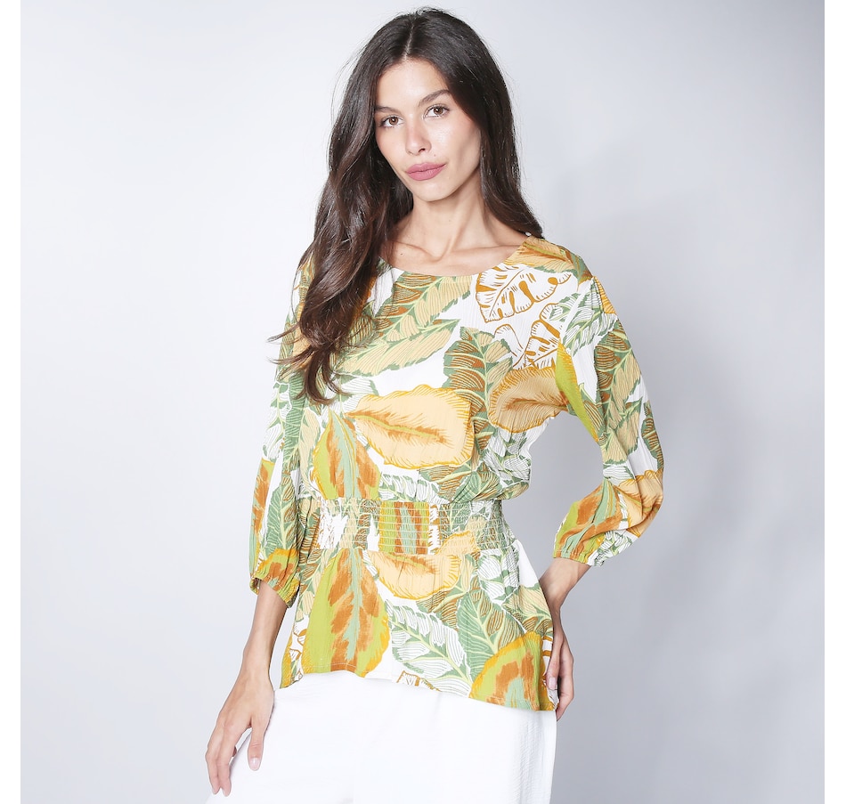 Image 252193_TPTR.jpg, Product 252-193 / Price $24.33, Guillaume Peplum Top With High Low Hem from Guillaume on TSC.ca's Fashion department