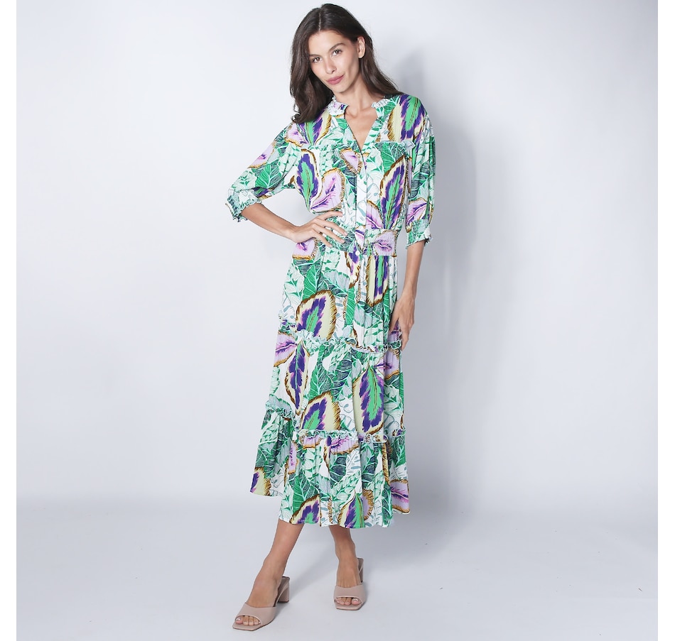 Image 252195_ALTMORE2.jpg, Product 252-195 / Price $51.33, Guillaume Tiered Long Dress from Guillaume on TSC.ca's Fashion department