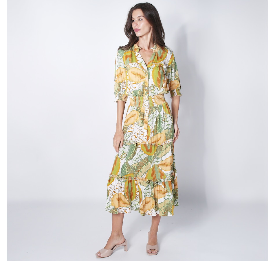 Image 252195_TPTR.jpg, Product 252-195 / Price $51.33, Guillaume Tiered Long Dress from Guillaume on TSC.ca's Fashion department