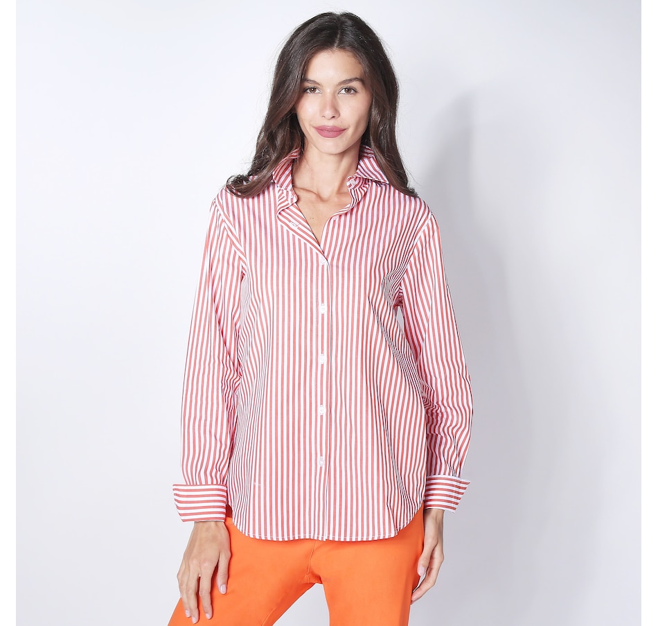 Guillaume Classic Striped Shirt With French Cuffs - TSC.ca