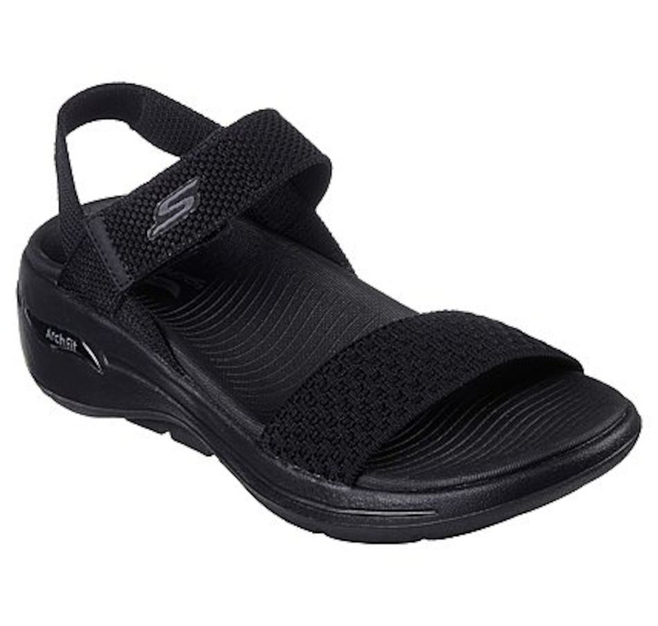 Image 252231_BLK.jpg, Product 252-231 / Price $39.33, Skechers Women's Go Walk Arch Fit Sandal - Polished from Skechers on TSC.ca's Shoes department