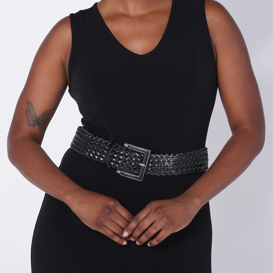 Image 252312_BLK.jpg, Product 252-312 / Price $45.99, Kim & Co. Basket Weave Faux Leather Belt from Kim & Co. on TSC.ca's Fashion department