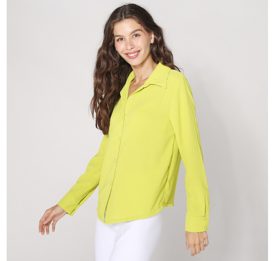 Image 252369_CTE.jpg, Product 252-369 / Price $31.33, Kim & Co. Crinkle Poplin On The Go Shirt from Kim & Co. on TSC.ca's Fashion department