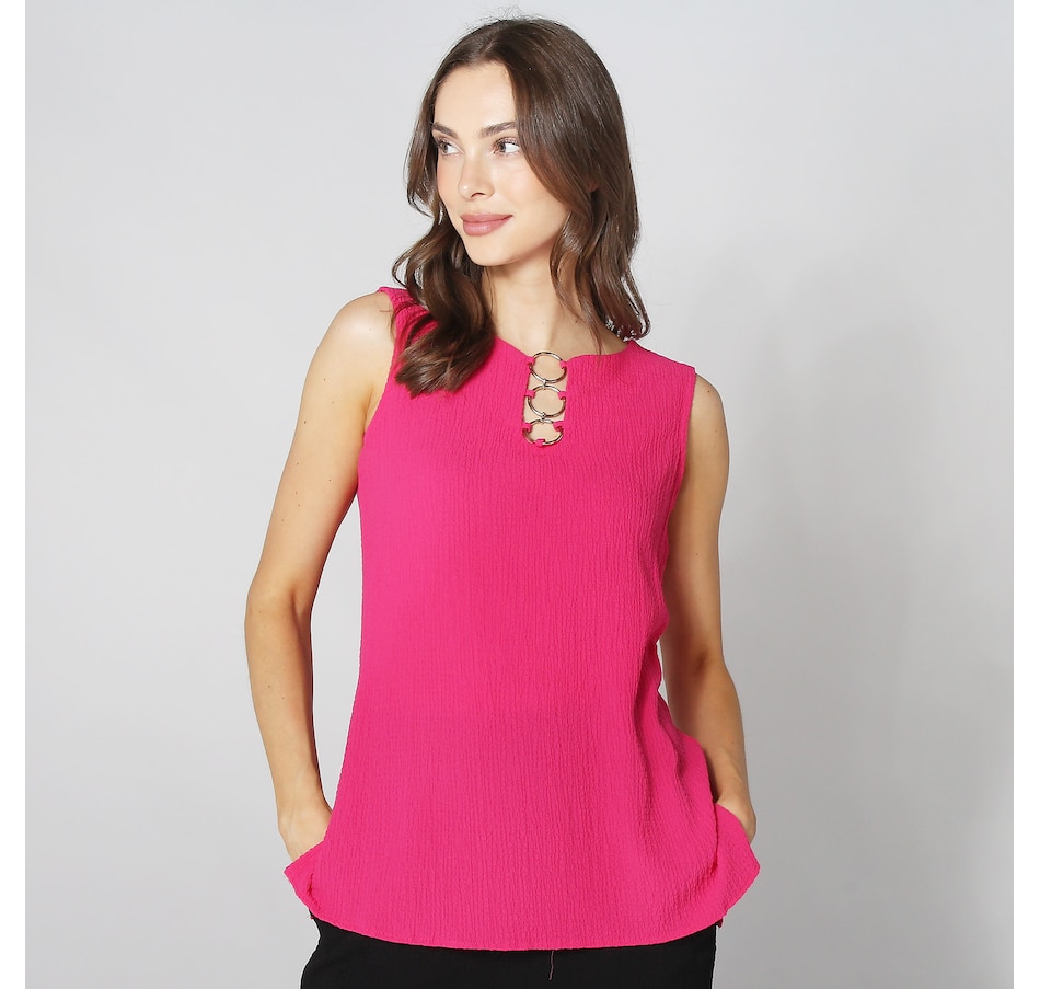 Image 252414_DGFR.jpg, Product 252-414 / Price $18.33, Nina Leonard Sleeveless Pebble Float Tunic from Nina Leonard on TSC.ca's Fashion department