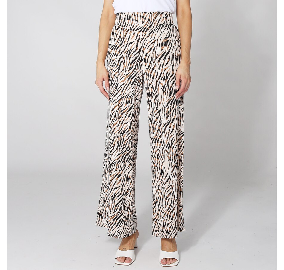 Image 252419_BLCAR.jpg, Product 252-419 / Price $24.33, Nina Leonard Printed Palazzo Pant With Pockets from Nina Leonard on TSC.ca's Fashion department