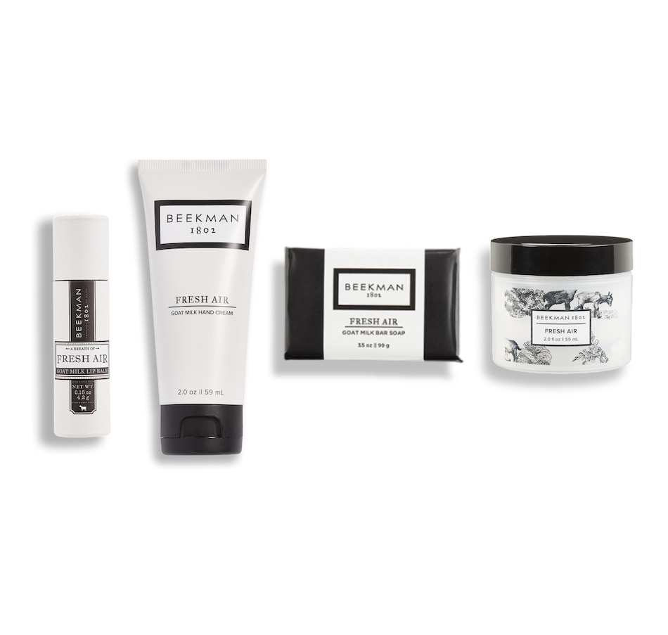 Image 252456.jpg, Product 252-456 / Price $48.00, Beekman 1802 4-Piece Fresh Air Goat Milk Collection from Beekman 1802 on TSC.ca's Beauty department