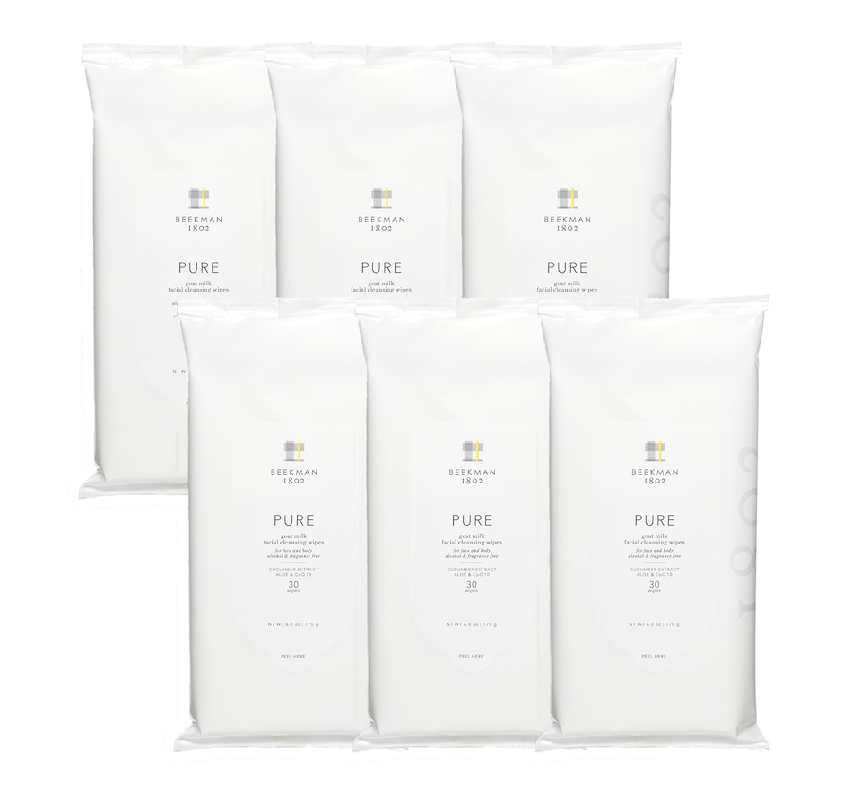 Image 252463.jpg, Product 252-463 / Price $60.00, Beekman 1802 6-Piece Pure Goat Milk Facial Wipe Collection from Beekman 1802 on TSC.ca's Beauty department