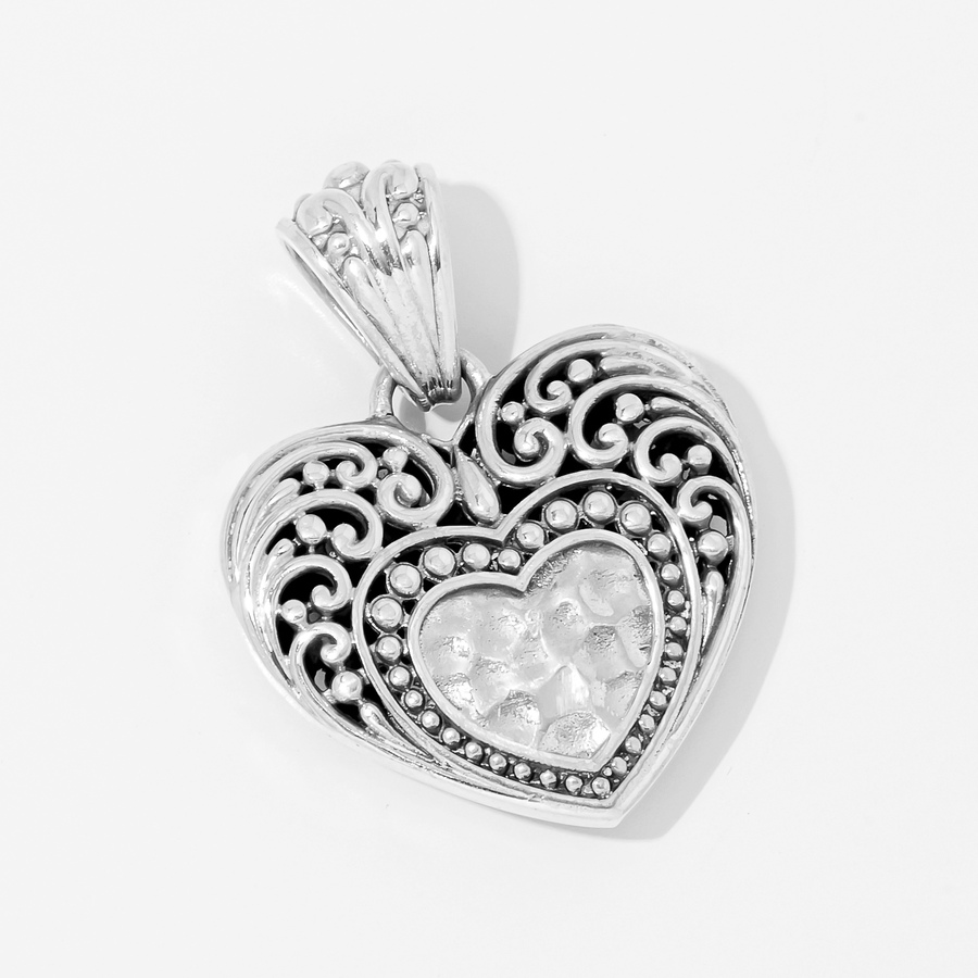 Image 252504.jpg, Product 252-504 / Price $99.88, Samuel B. Collection Sterling Silver/18K Gold Heart Pendant from Samuel B. Collection on TSC.ca's Jewellery department
