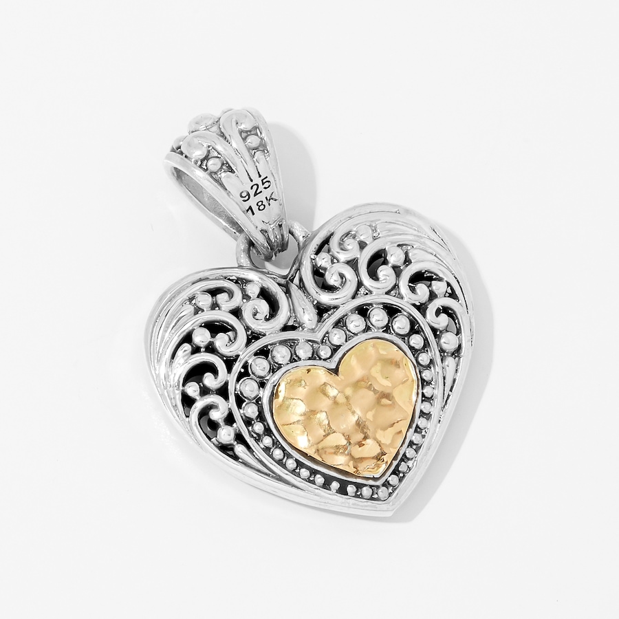 Image 252504_ALTMORE1.jpg, Product 252-504 / Price $99.88, Samuel B. Collection Sterling Silver/18K Gold Heart Pendant from Samuel B. Collection on TSC.ca's Jewellery department