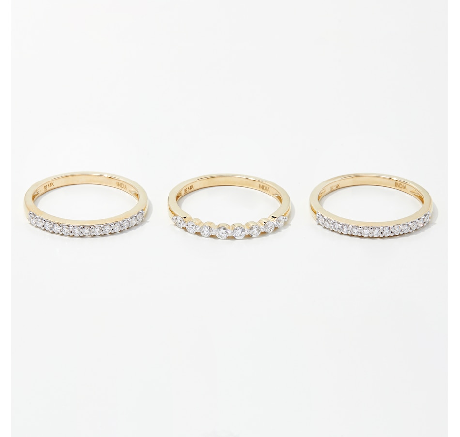 Image 252538_ALTMORE1.jpg, Product 252-538 / Price $649.33, EVERA Diamonds 14K Gold 0.70 ctw Diamond Bands from Evera Diamonds on TSC.ca's Jewellery department