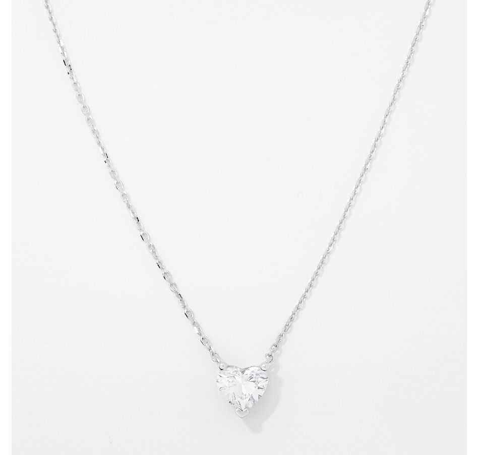 Image 252544_WGL.jpg, Product 252-544 / Price $1,129.99, EVERA Diamonds 14K Gold 1.00 ctw Diamond Heart Pendant Necklace from Evera Diamonds on TSC.ca's Jewellery department