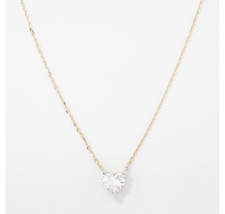 Image 252544_YGL.jpg, Product 252-544 / Price $1,129.99, EVERA Diamonds 14K Gold 1.00 ctw Diamond Heart Pendant Necklace from Evera Diamonds on TSC.ca's Jewellery department