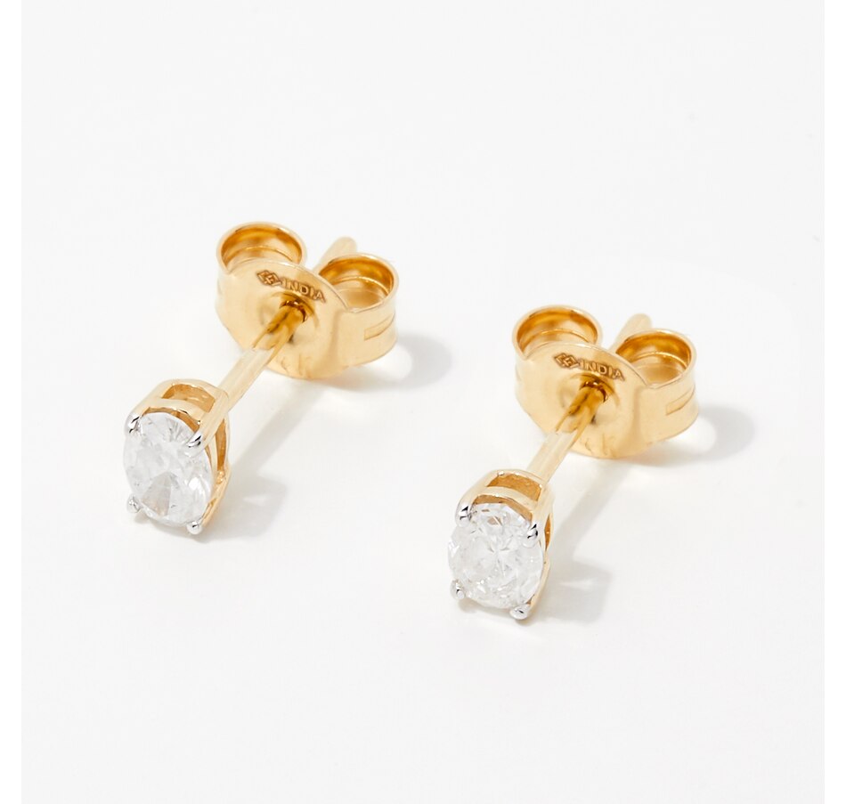 Image 252556_YGL.jpg, Product 252-556 / Price $699.88, 14K Gold 0.50 ctw Diamond Stud Earrings from Diamond Show on TSC.ca's Jewellery department