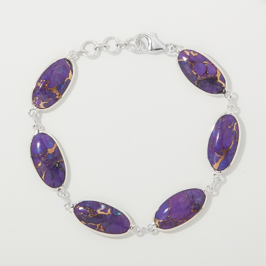 Image 252563_PUTR.jpg, Product 252-563 / Price $249.88, Himalayan Gems Sterling Silver Gemstone Bracelet from Himalayan Gems on TSC.ca's Jewellery department