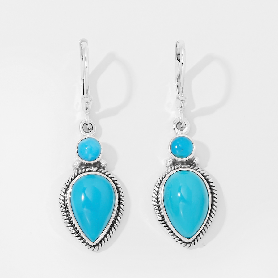 Image 252572_SBTUR.jpg, Product 252-572 / Price $399.99, Himalayan Gems Sterling Silver Gemstone Earrings from Himalayan Gems on TSC.ca's Jewellery department