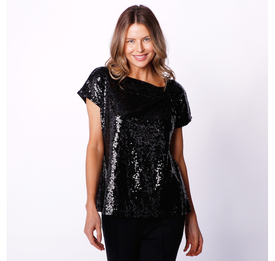 Clothing & Shoes - Tops - Shirts & Blouses - Diane Gilman Ruched ...
