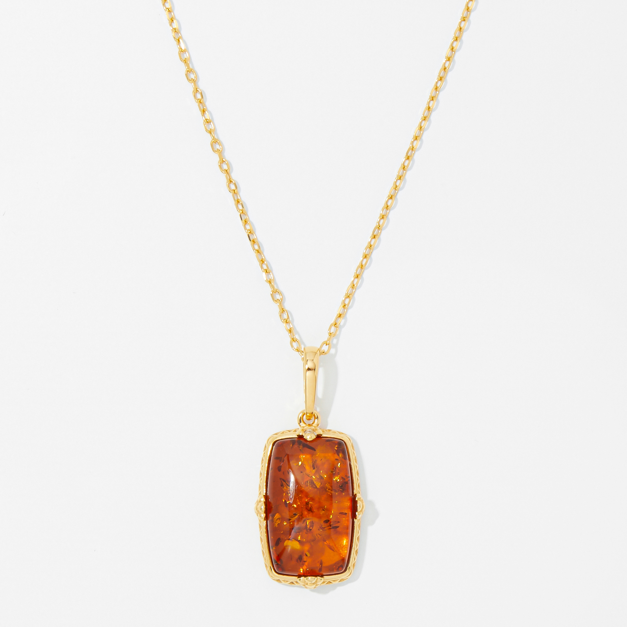Amber Extraordinaire Sterling Silver Victorian Design Amber