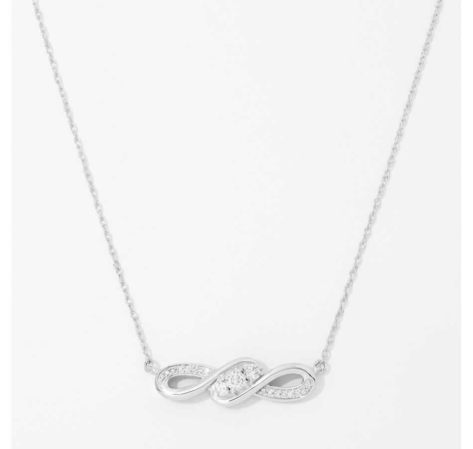 Image 252636.jpg, Product 252-636 / Price $279.33, 10K White Gold 0.33 ctw Diamond Necklace from Diamond Show on TSC.ca's Jewellery department
