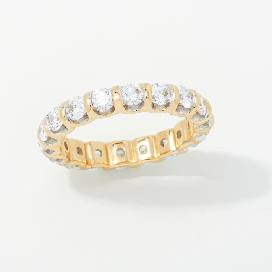 Image 252663_YG2CT.jpg, Product 252-663 / Price $899.88 - $1,999.88, Evera Diamonds 18K Gold Round Eternity Diamond Band from Evera Diamonds on TSC.ca's Jewellery department