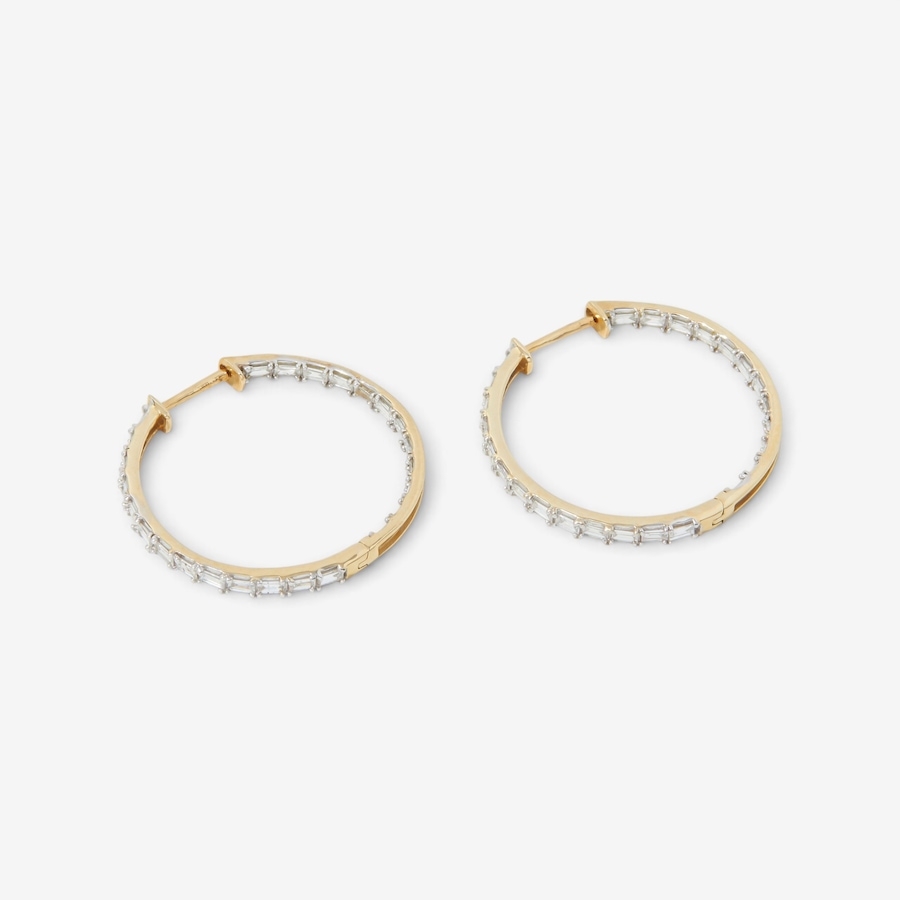 Image 252669_ALTMORE1.jpg, Product 252-669 / Price $499.88, Evera Diamonds 14K Gold 1.00ctw Diamond Hoop Earrings from Evera Diamonds on TSC.ca's Jewellery department